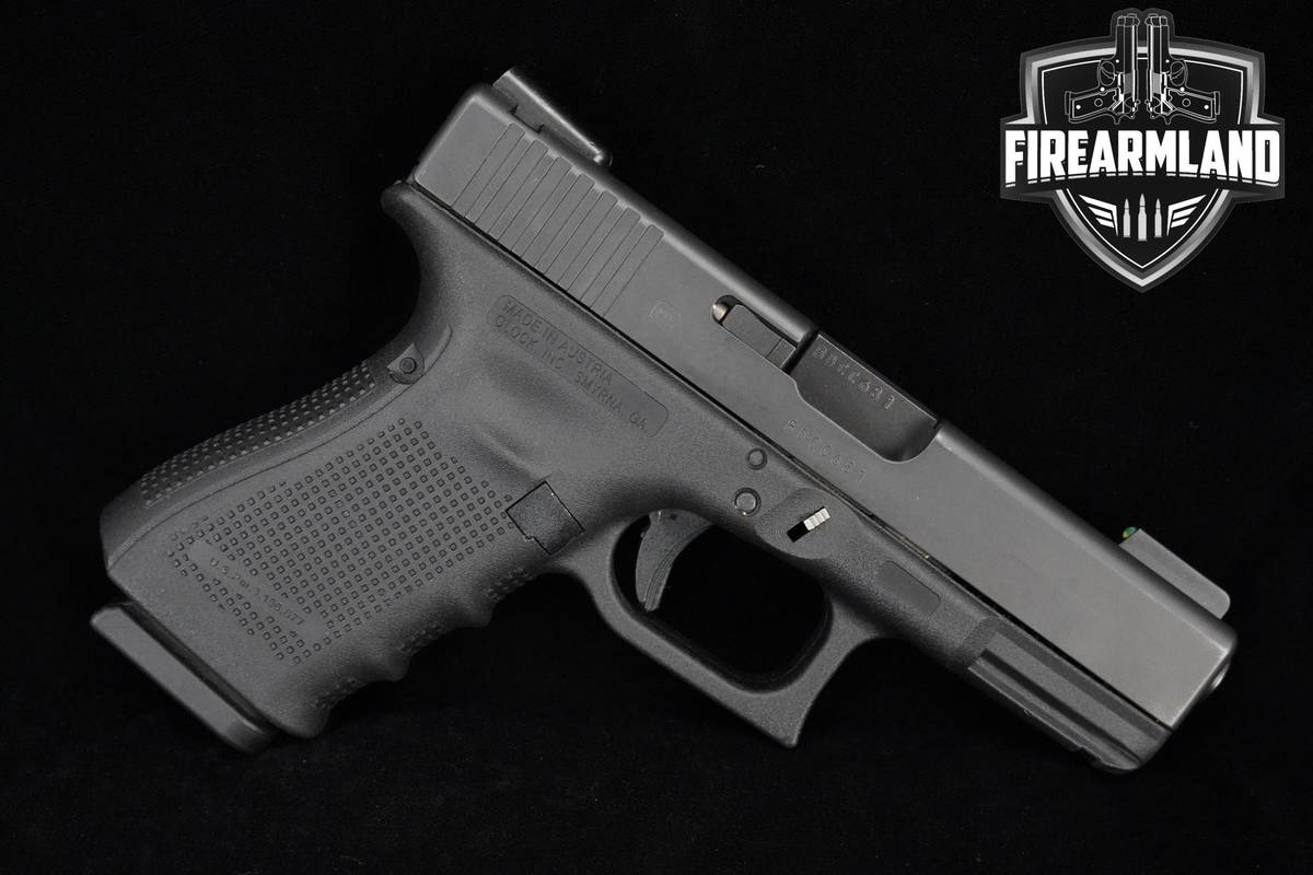 Glock 19 Gen4 G19 9mm 4" Glock-19 G-19 Gen-4 +3 MAGS, ORIG CASE & HOLSTER