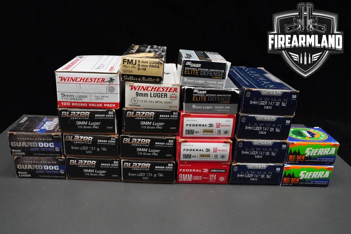 9MM Ammo 9MM Ammunition 1000 ROUNDS