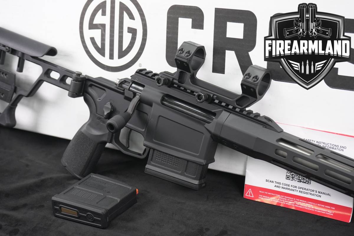 Sig Sauer CROSS 308 Winchester Multi-Port Brake THREADED+2 MAGS & ORIG BOX