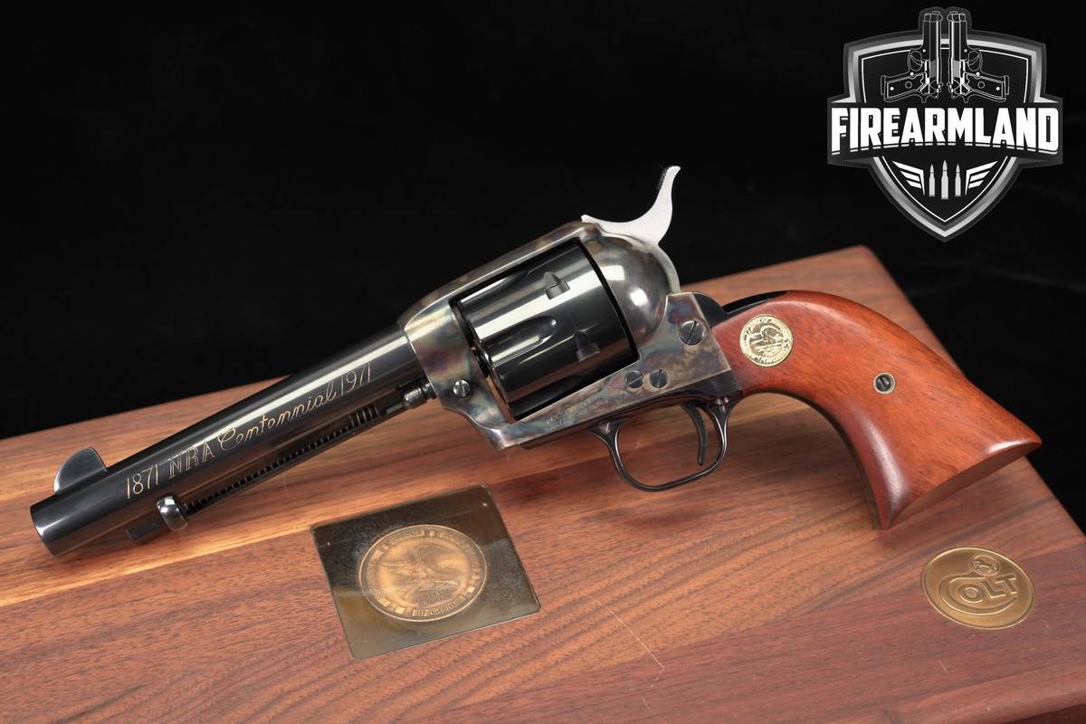 1971 Colt Single Action Army NRA Centennial Commemorative 2nd Gen Revolver