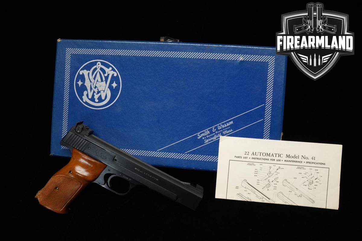 1979 Smith & Wesson (S&W) Model 41 22LR 5.5" Blued S&W 41 +ORIG BOX