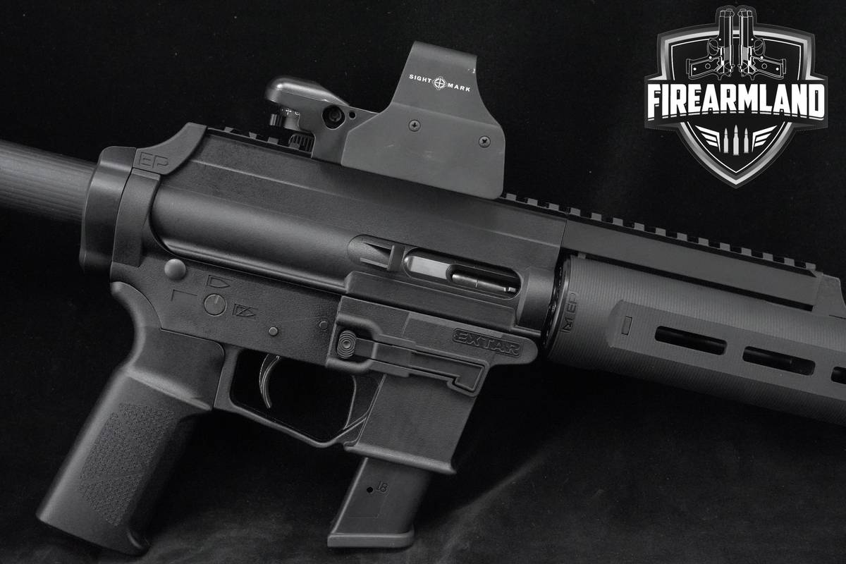 Extar EP9 9mm AR-9 AR 6.5" Black Polymer Extar-EP9 AR-9 +3 MAGS & OPTIC