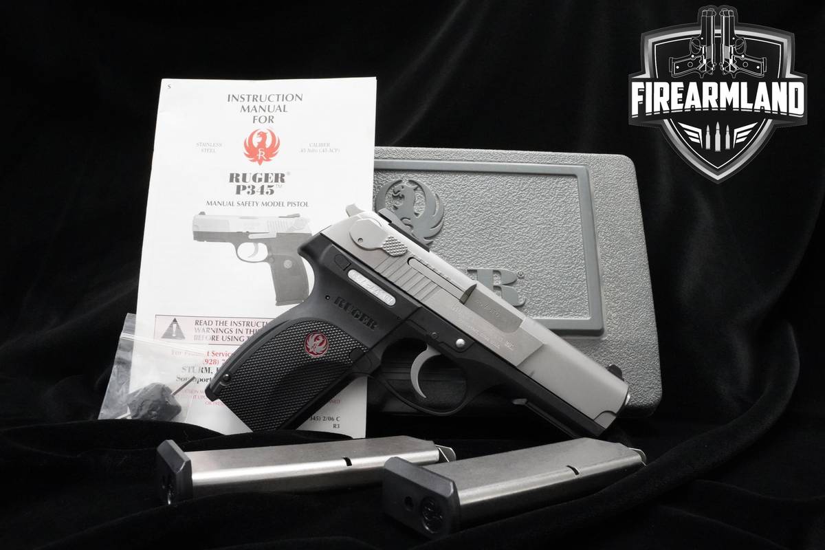 2006 Ruger P345 P-Series Manual Safety 45 ACP 4.1" Ruger-P345 P-345 +2 MAGS