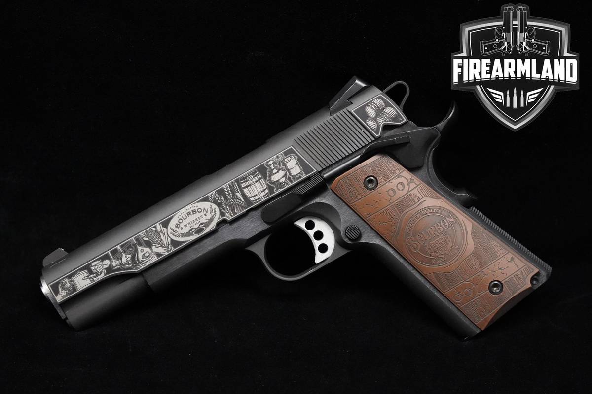 1-OF-500 Springfield Armory 1911A1 Garrison Bourbon Limited Edition SA 1911