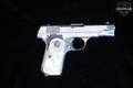 1930 Colt M1908 Pocket Hammerless .380 ACP Nickel Plated in Good Condition Image 2