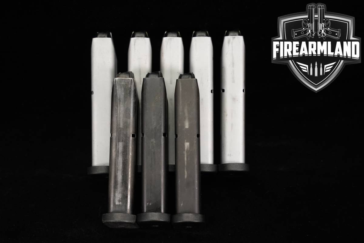 EIGHT (8) Beretta 92 M9 10-Round Magazines 9mm Luger Mags