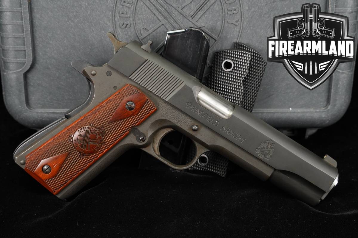 Springfield Armory Model 1911-A1 Mil-Spec 45 ACP 1911A1 +2 MAGS, ORIG CASE