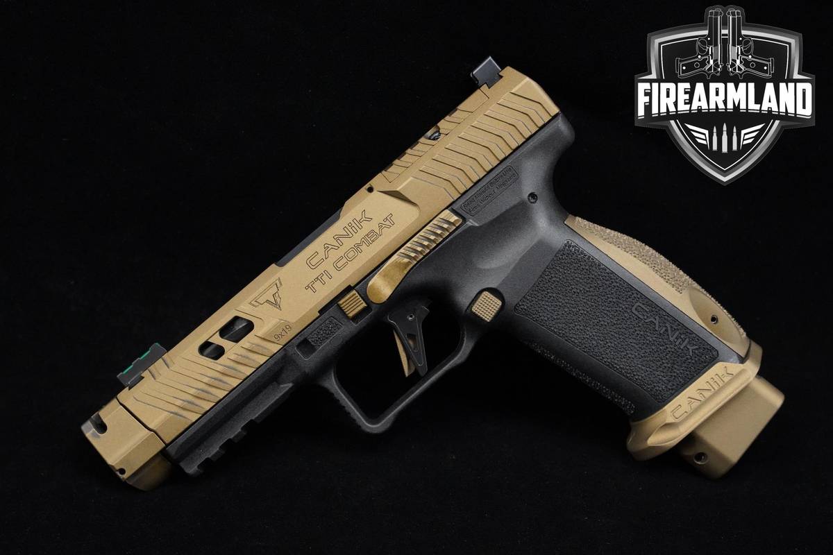 Canik TTI Combat 9mm 4.6" TTI Bronze Canik Combat +2 MAGS & ORIG CASE