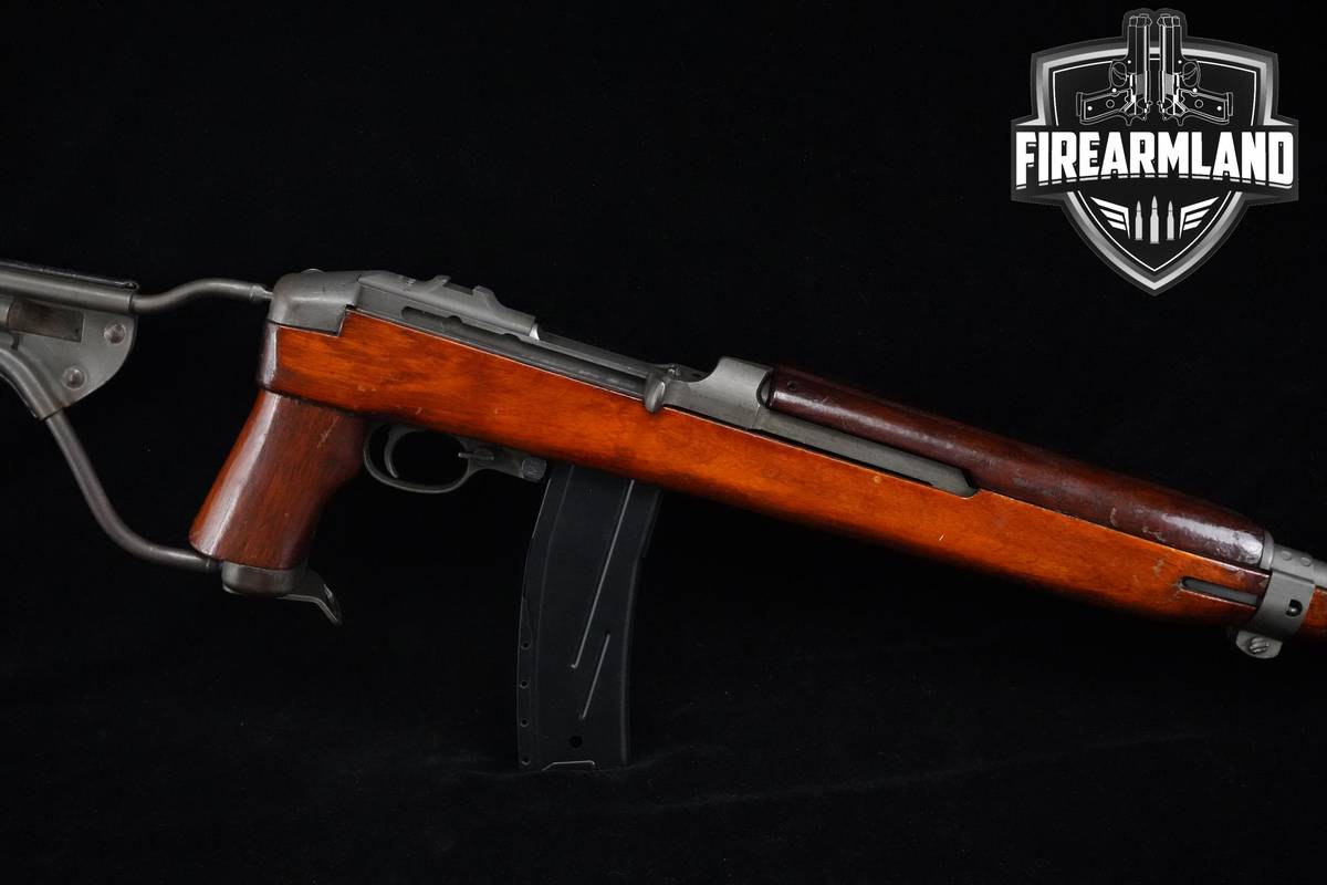 1943 Inland Mfg M1 Carbine M1A1 Paratrooper, Type I 30-Carbine 18" +2 MAGS