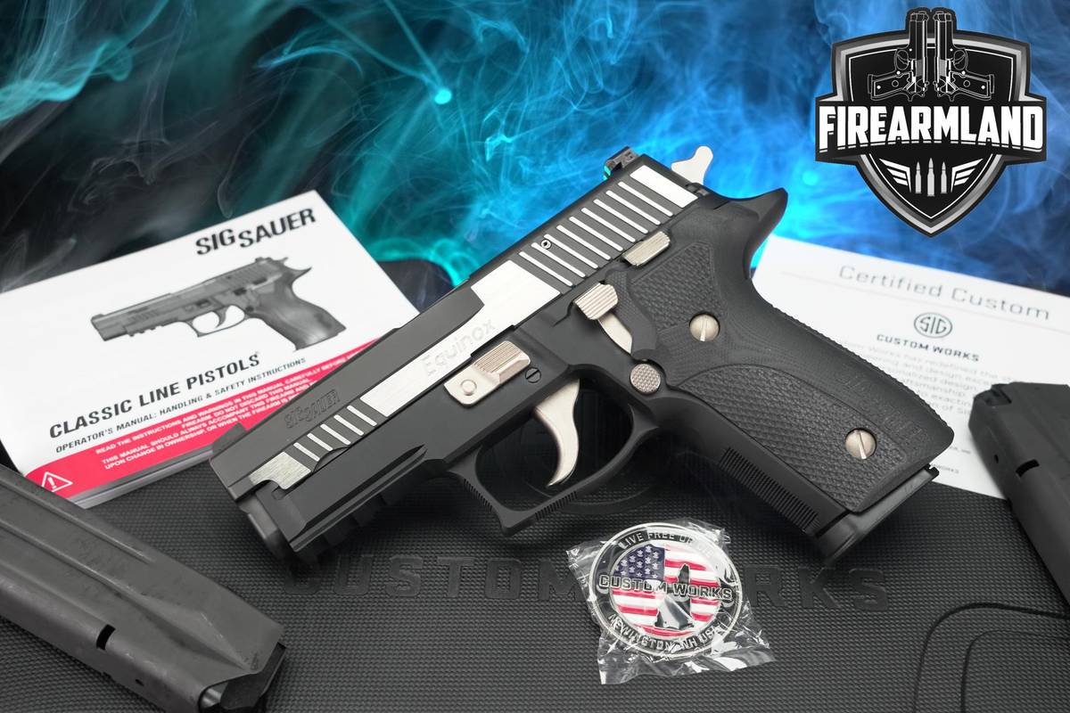 CUSTOM WORKS Sig Sauer P229 Equinox Elite 9mm 3.9 +3 MAGS & ORIG CASE