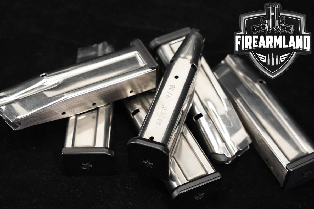 SIX (6) Staccato (STI) 2011 C2 DS 1911 16 Rd Magazines 9mm Luger Mags