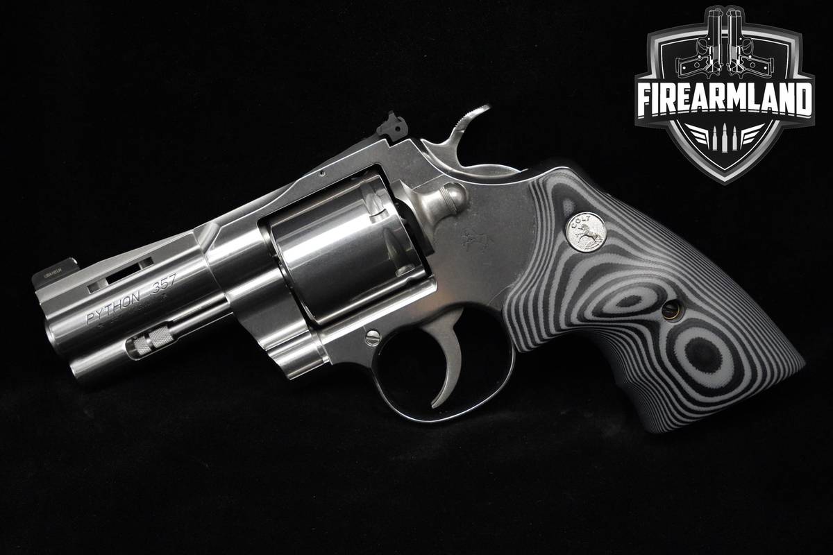 Colt Python Combat Elite 357 Magnum 3" Polished Stainless Colt-Python DA/SA