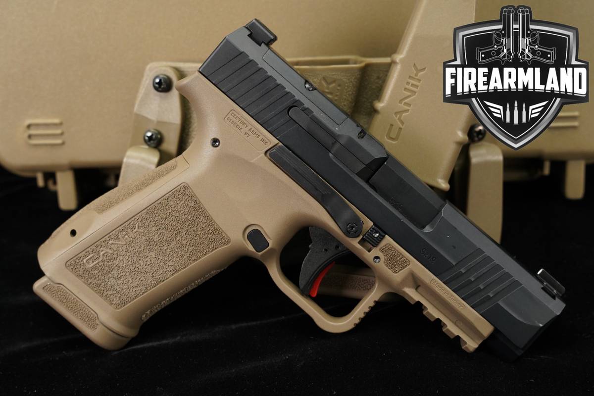 Canik Mete MC9LS 9mm 3.64" Two-Tone FDE MC9-LS +2 MAGS, ORIG CASE & HOLSTER
