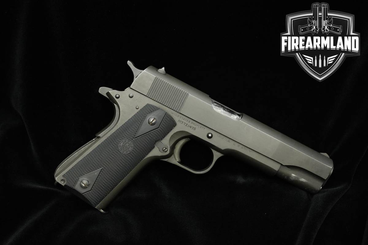 WWII 1944 Colt M1911A1 U.S Army 45 ACP 5" Parkerized M1911A1 Colt 1911-A1 