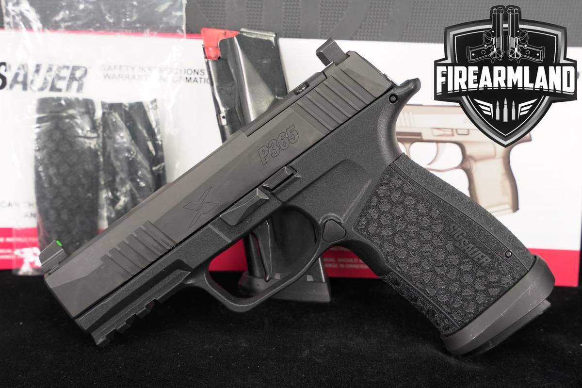 Sig Sauer P365-XMACRO TACOPS 9mm Optics-Ready 3.7 +2 MAGS & ORIG CASE