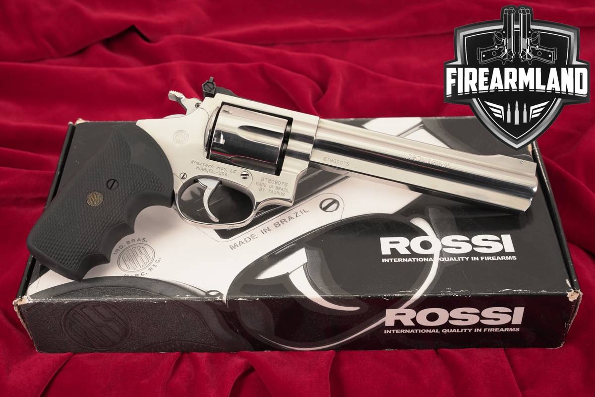 Rossi Model 972 357 Magnum 6" Polished Stainless M972 +ORIG BOX