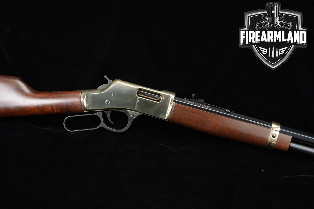 Henry Big Boy 357 Magnum 38 Special 20" Polished Brass & Walnut +ORIG BOX