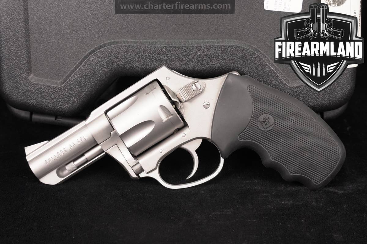Charter Arms Bulldog 44 Special 2.5" Matte Stainless DA/SA Snub-Nose