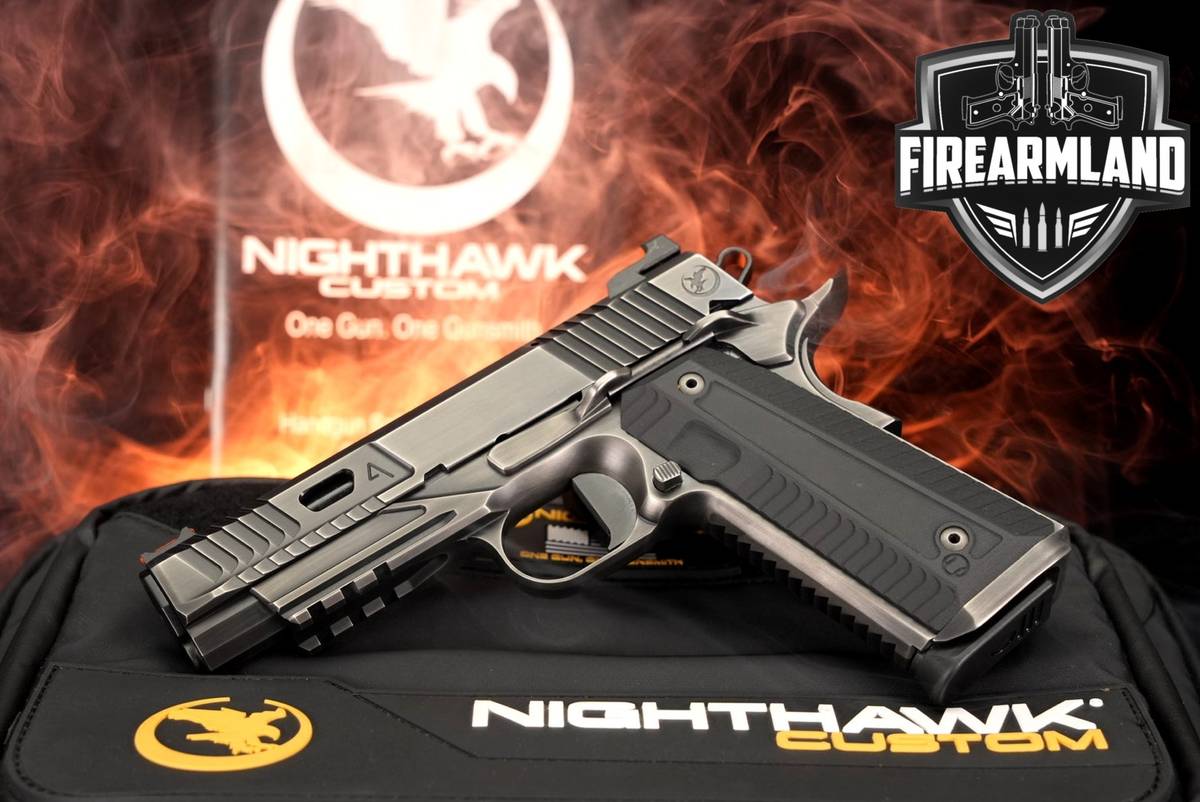 Nighthawk Custom Agent 2 Commander 45 ACP 1911 4.25" Blued +ORIG CASE