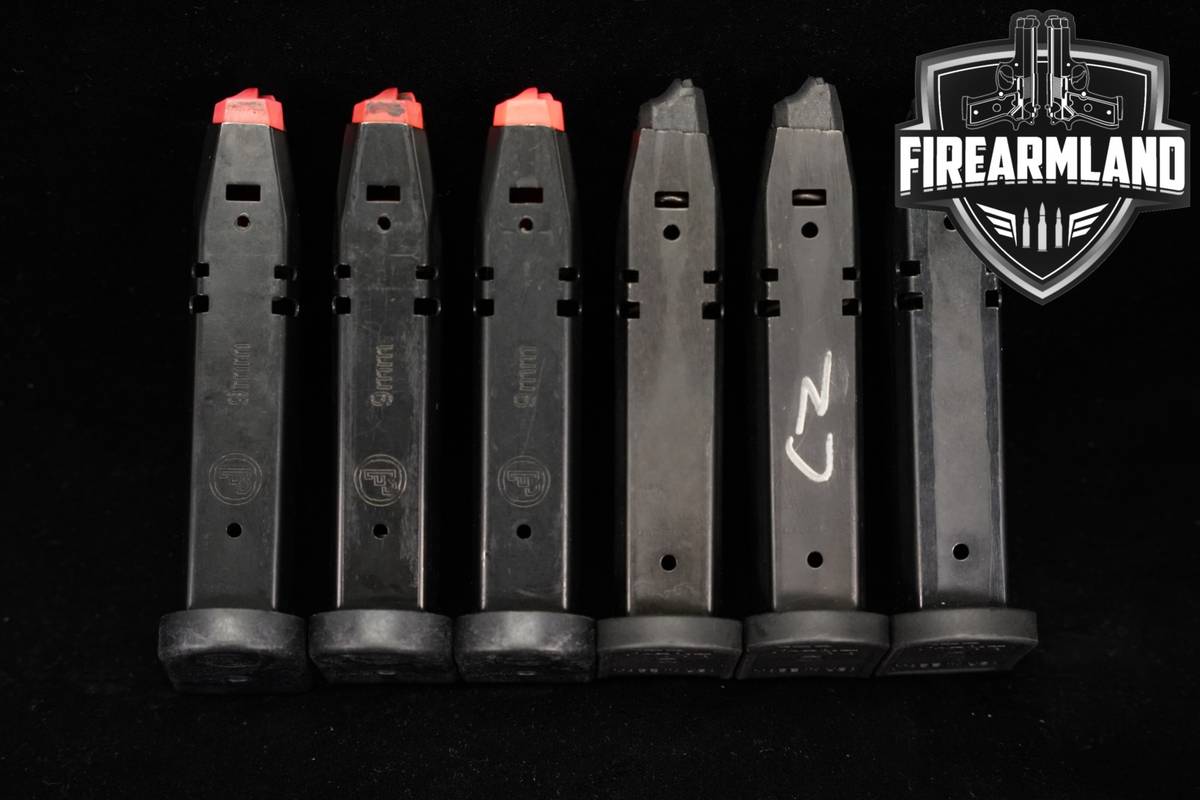SIX (6) CZ P-10C 15 Round Magazines 9mm Luger P10C P10-C Mags