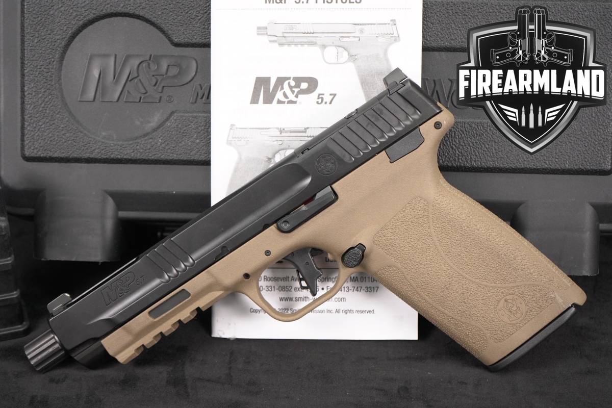 Smith & Wesson M&P 5.7 NTS S&W 5.7x28 Optics-Ready THREADED +ORIG CASE