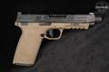 Smith & Wesson (S&W) M&P 5.7 No Thumb Safety 5.7X28mm Two-Tone FDE in Excellent Condition Image 4