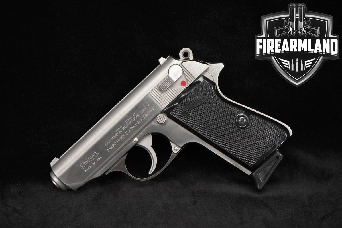 Walther PPK/S Interarms 380 ACP 3.3" Silver PPKS
