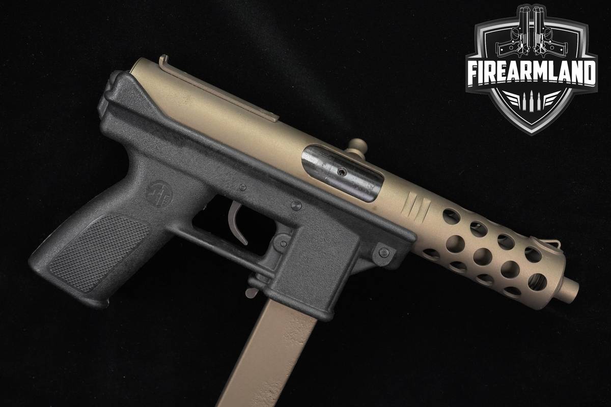 Intratec Model TEC-9 9mm 5" FDE TEC9 Two-Tone Bronze Sporting Pistol