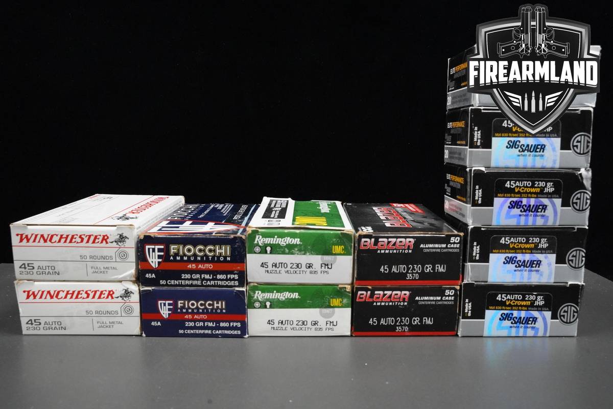 45 ACP Ammo 45-ACP Ammunition 500 ROUNDS