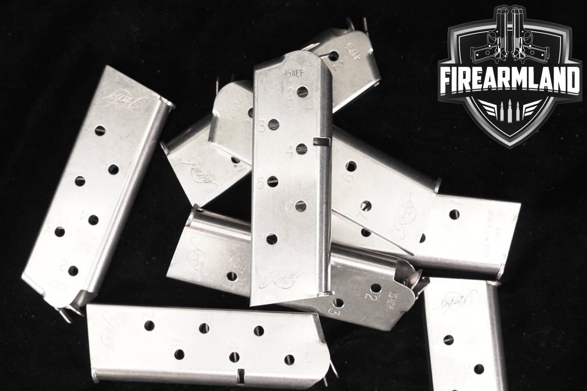 Kimber EIGHT (8) 1911 7-Round Magazines .45 ACP Mags