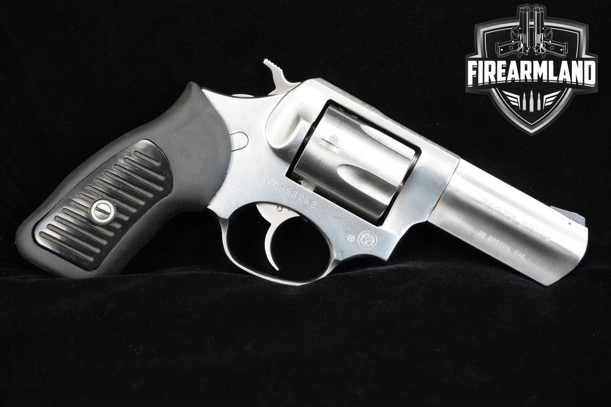 1990 Sturm-Ruger SP101 38 Special Satin Stainless Ruger DA/SA SP-101