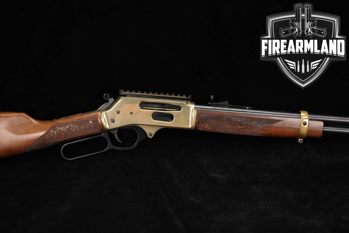 Henry Side Gate Lever Action H024 Series, Brass Receiver 30-30 20"