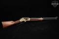 Henry Repeating Arms Side Gate Lever Action H024 Series, Brass Receiver .30-30 Brass & Walnut in Good Condition Image 4