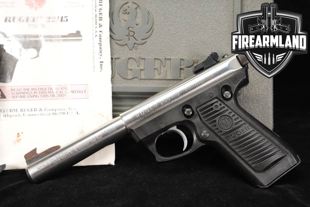 1993 Ruger 22/45 Mark II Target 22LR 5.5" MK2 MK 2 +TWO MAGS & ORIG CASE