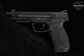 Smith & Wesson (S&W) M&P45 M2.0; Full Size; Threaded Barrel; Suppressor-Height Sights; No Manual Thumb Safety .45 ACP Black in Very Good Condition Image 4