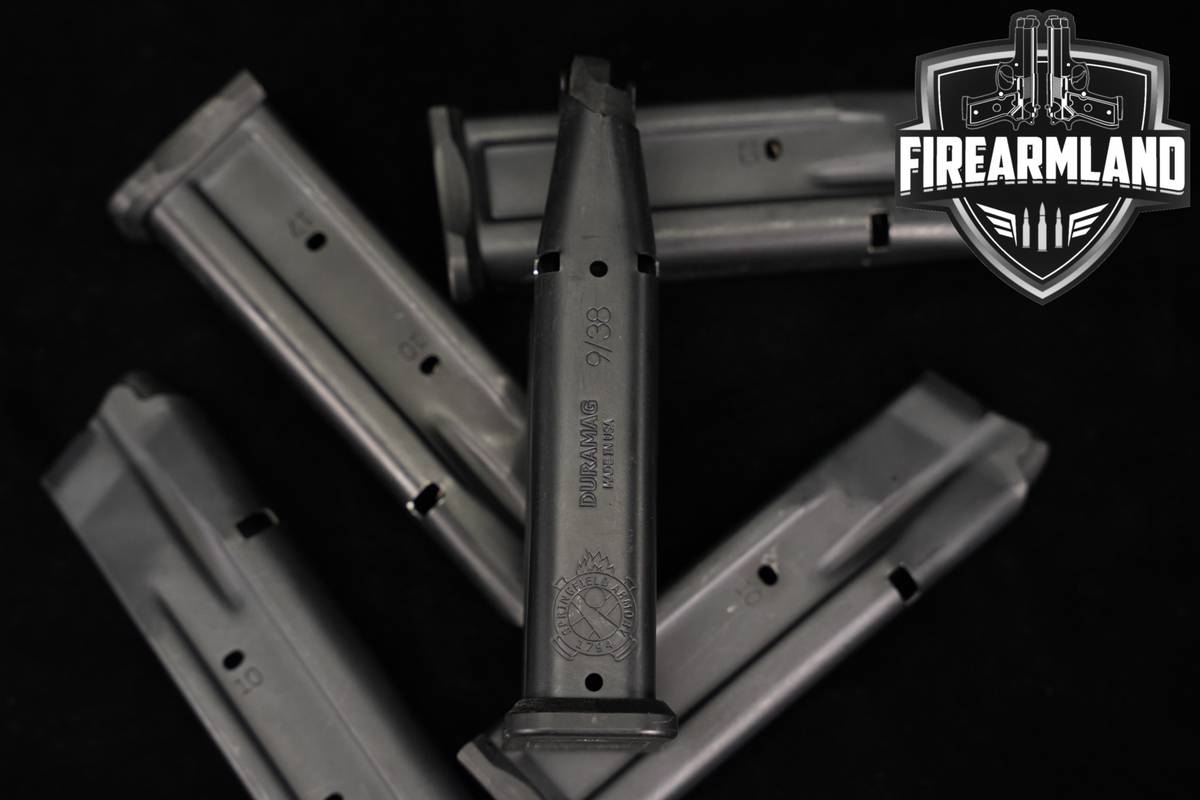 FIVE (5) Springfield Armory Prodigy DS 1911 17-Rd Magazines 9mm Luger Mags
