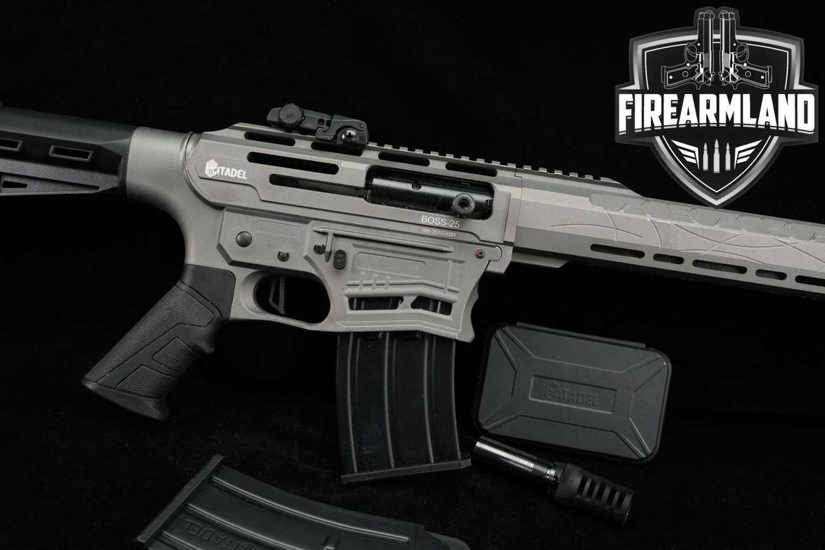 Citadel BOSS-25 12-Gauge 18.75" BOSS25 Grey Home Defense Shotgun +2 MAGS