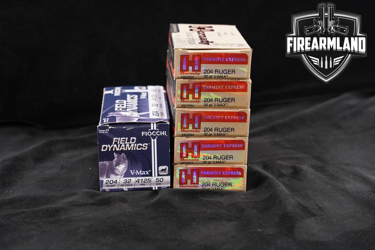 150 RDS! 204 Ruger Ammo