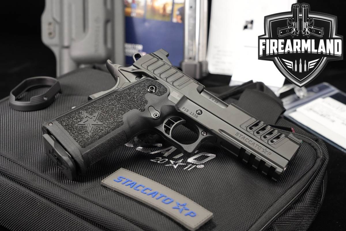Staccato P 9mm Optics-Ready Blued STI 1911 2011 +2 MAGS, ORIG CASE, HOLSTER