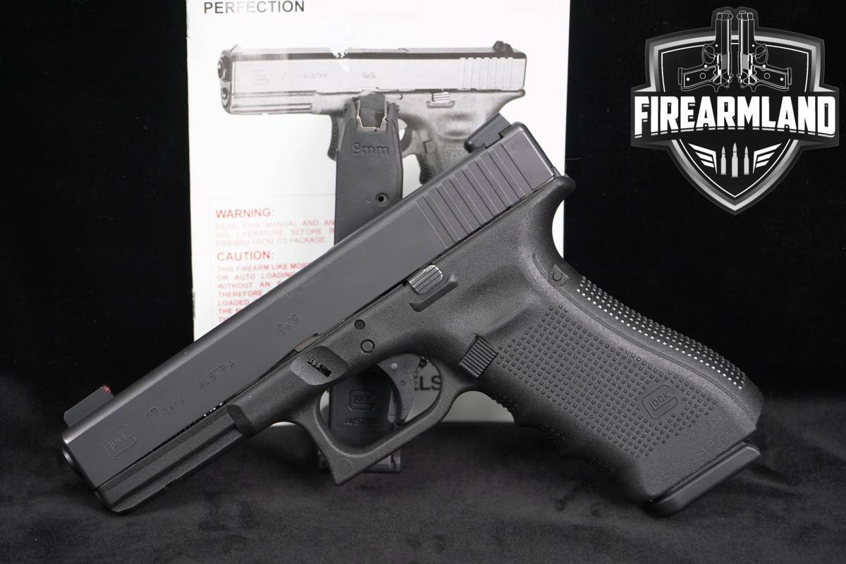 Glock 17 Gen4 9mm 4.49" G17 Gen 4 Fiber-Optic Sights +2 MAGS