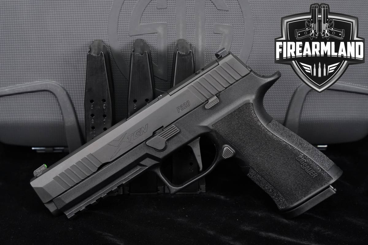 Sig Sauer P320-XTEN 10mm Optics-Ready 5 P 320 X Ten +4 MAGS, CASE
