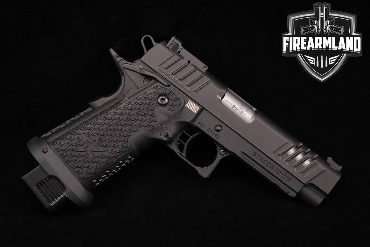 Staccato P 2011 9mm 4.4" Black DLC STI 1911 +3 MAGS