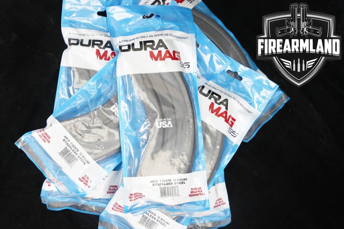 SIX (6) Duramag AR15/M4 Pattern 7.62x39 Magazines AR-15 Mags
