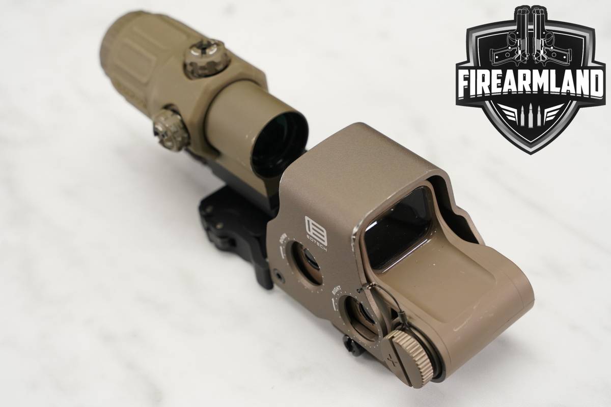 EOTECH HHS VIII TAN Holographic EXPS3 + G33 3x Sight and Magnifier Combo