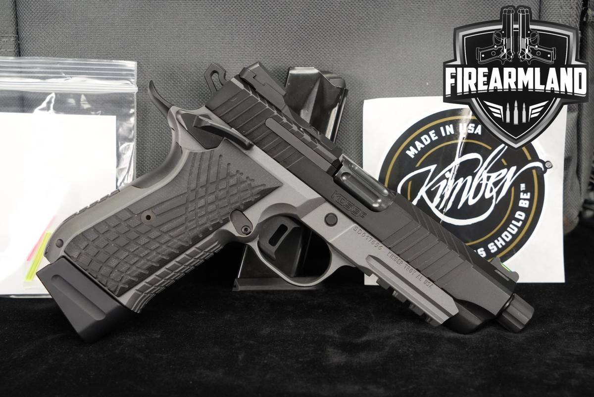 Kimber KDS9c TFS 9mm Optics-Ready 1911 KDS-9C THREADED +2 MAGS & ORIG CASE