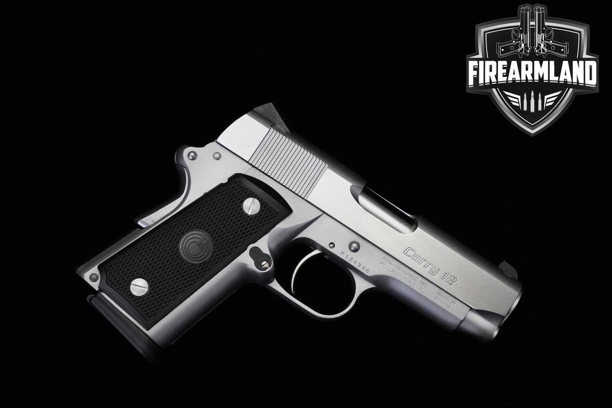 RARE Para Ordnance Carry 12 LDA Stainless Light Double Action 45 ACP 3.5"