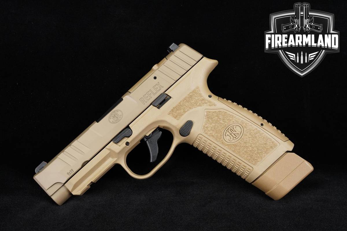 FN Reflex XL MRD NMS 9mm 3.8" Optic-Ready FDE +5 MAGS & ORIG BOX