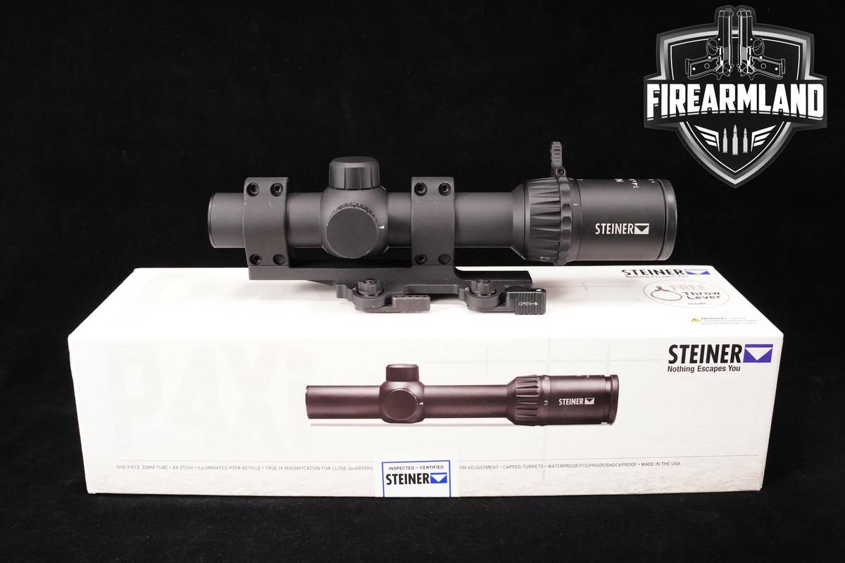 Steiner Optics P4Xi 1-4x24 P3TR Illuminated BDC Reticle Steiner-P4Xi