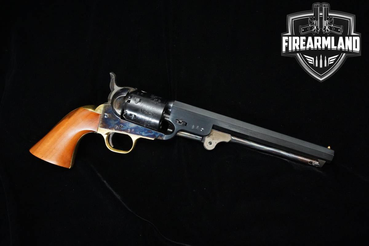 1987 F.lli Pietta Colt 1851 Navy .36 Black Powder 7.5" Blued +ORIG BOX