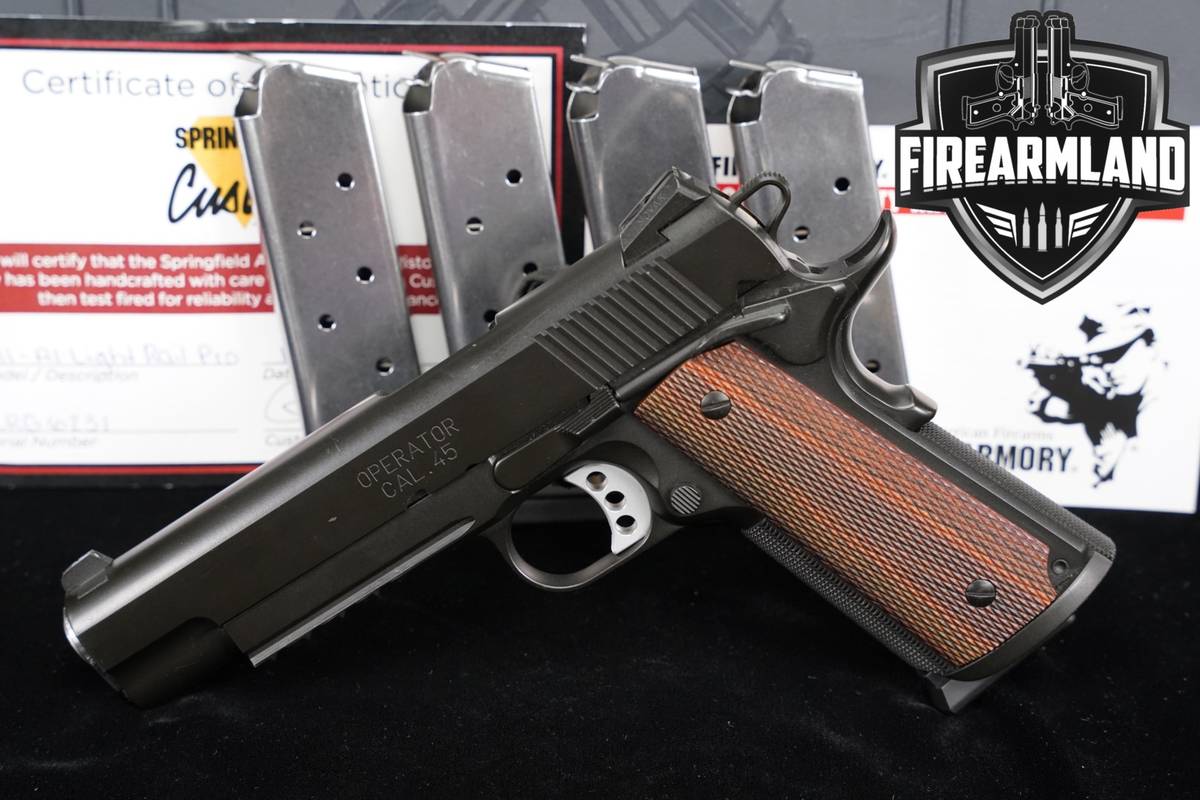 FBI HRT! Springfield Armory 1911 Professional Light Rail Custom 45ACP 5"